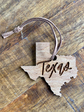 Load image into Gallery viewer, Wooden State Ornaments