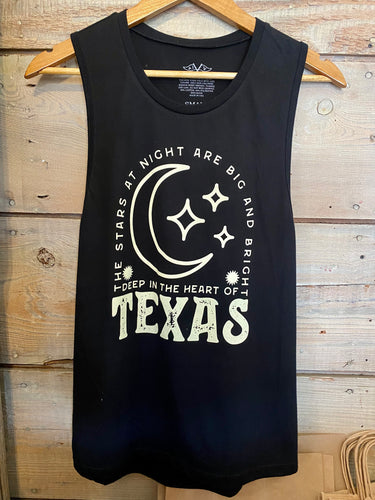 AJ Vagabonds | Deep in the Heart of Texas Tank Top Black/Pink