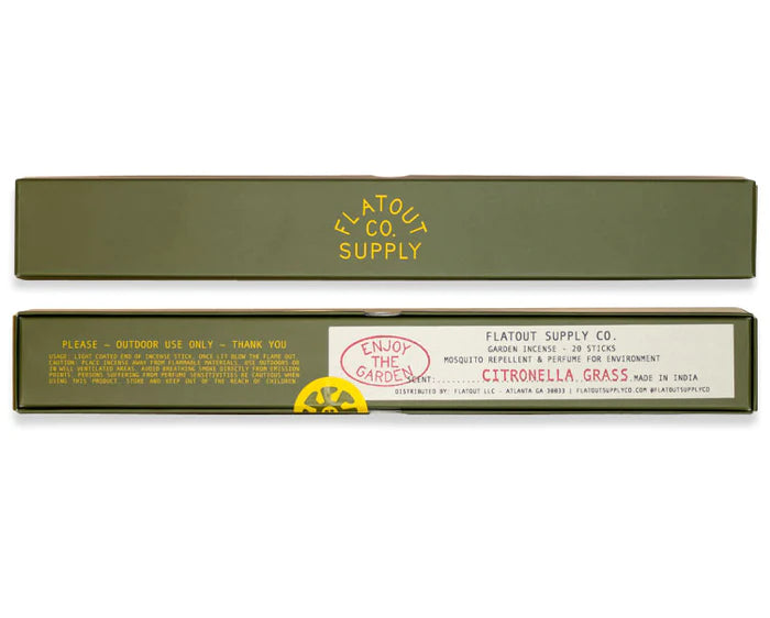 Flatout Supply Co. | Supply. Citronella Incense