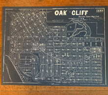 Load image into Gallery viewer, AJ Vagabonds | Historic 1888 Oak Cliff Map Poster