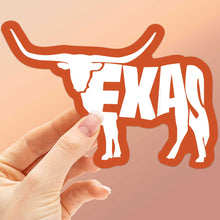 Load image into Gallery viewer, Sentinel Supply | Texas Longhorn Bumper sticker large 5”