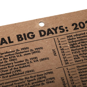 Field notes  | 15 month calendar
