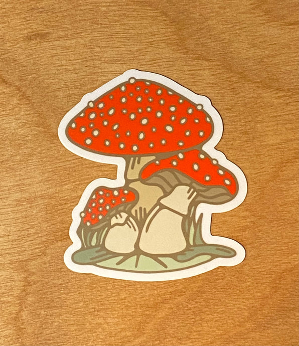 AJ Vagabonds | Mushroom Sticker