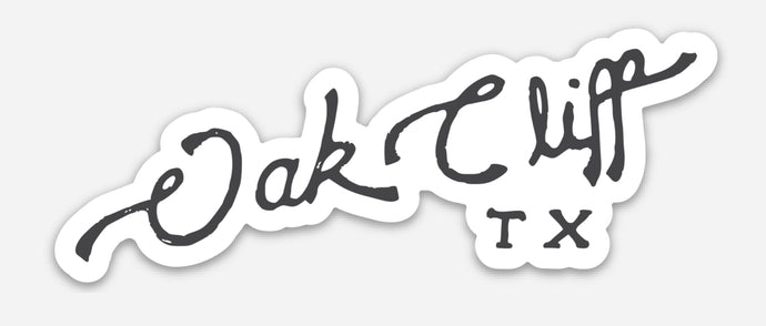 AJ Vagabonds | Oak Cliff TX Small Sticker