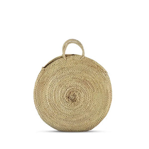 Round French Market Straw Bag