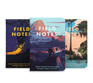 Field Notes | National Parks 3 Pack Assorted