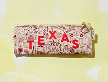 Load image into Gallery viewer, Maptote | Texas Pencil Pouch Natural