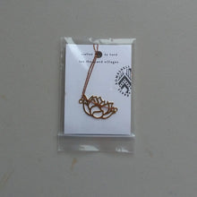 Load image into Gallery viewer, Ten Thousand Villages | Grateful Lotus Necklace