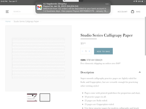 Studio Series | Calligraphy Paper