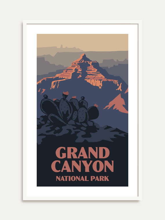 Kamin Tersieff | Canyon Arizona Poster | National Park Print
