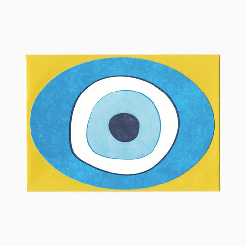 Blackbird Letterpress | Evil Eye Amulet Card
