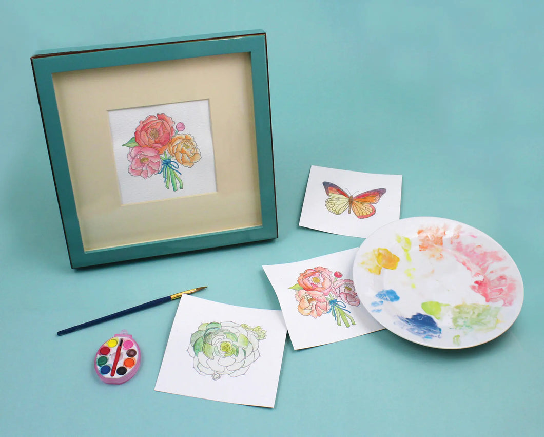 Color box design & lettterpress | Watercolor Kit