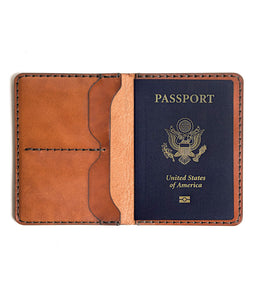 Bexar Goods | Passport Wallet Brown
